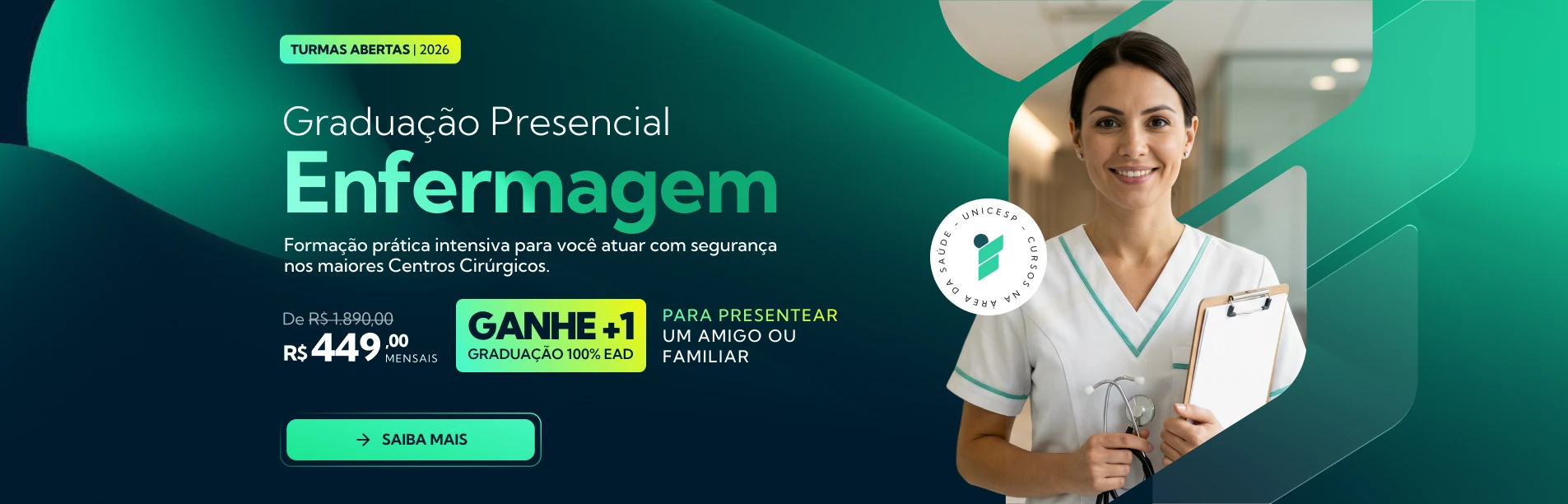 Graduacao presencial em Enfermagem